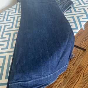 7 For All Mankind Dark Blue Flare Jeans